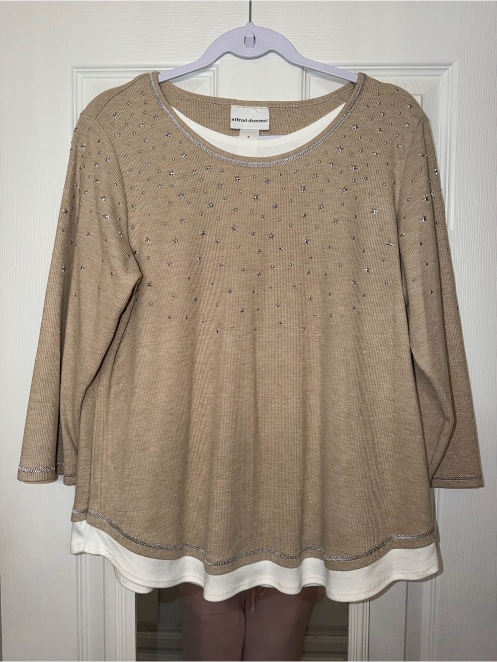 Alfred Dunner CJ Stars two-in-one top NWT